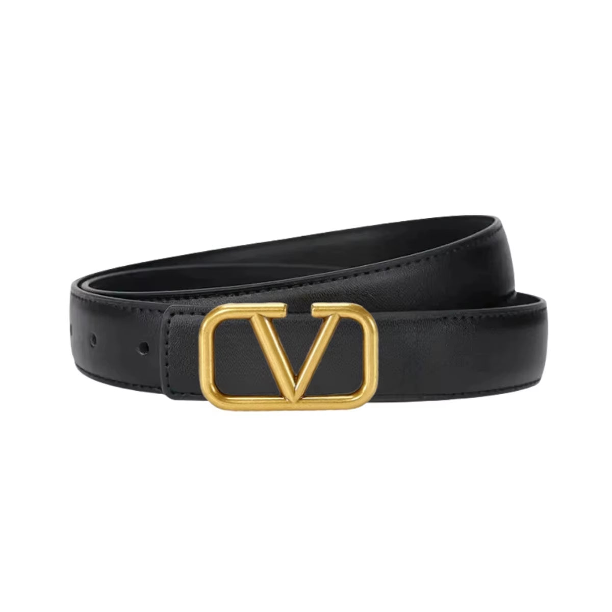Simple Metal Buckle Belt