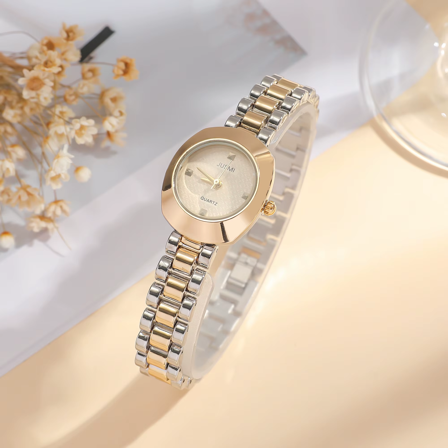 Oval Dial Quartz Watch