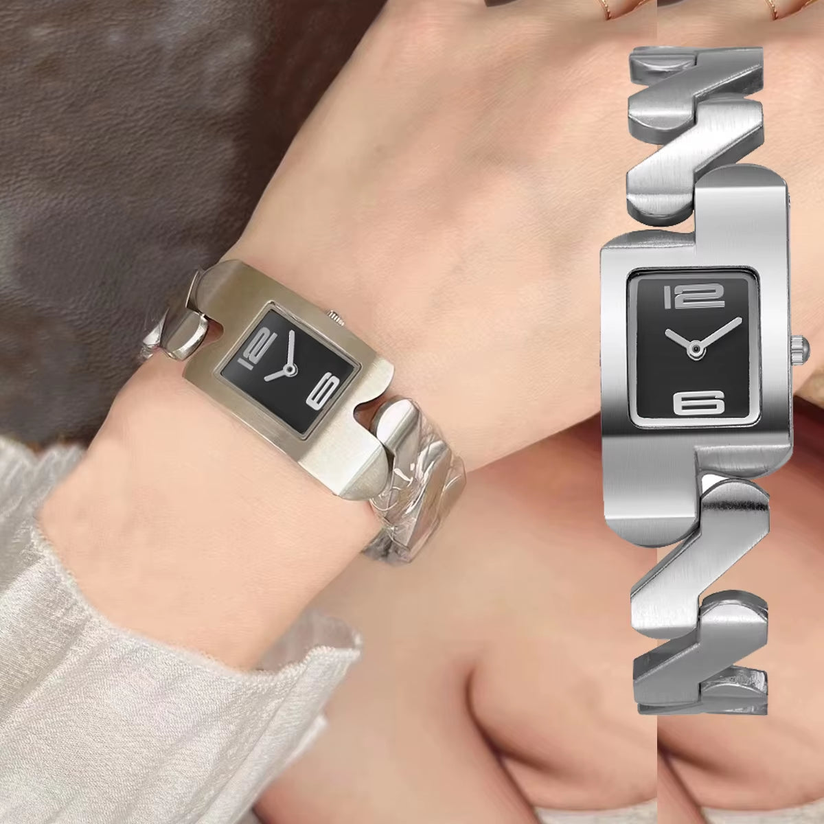Simple Square Small Dial Quartz Watch