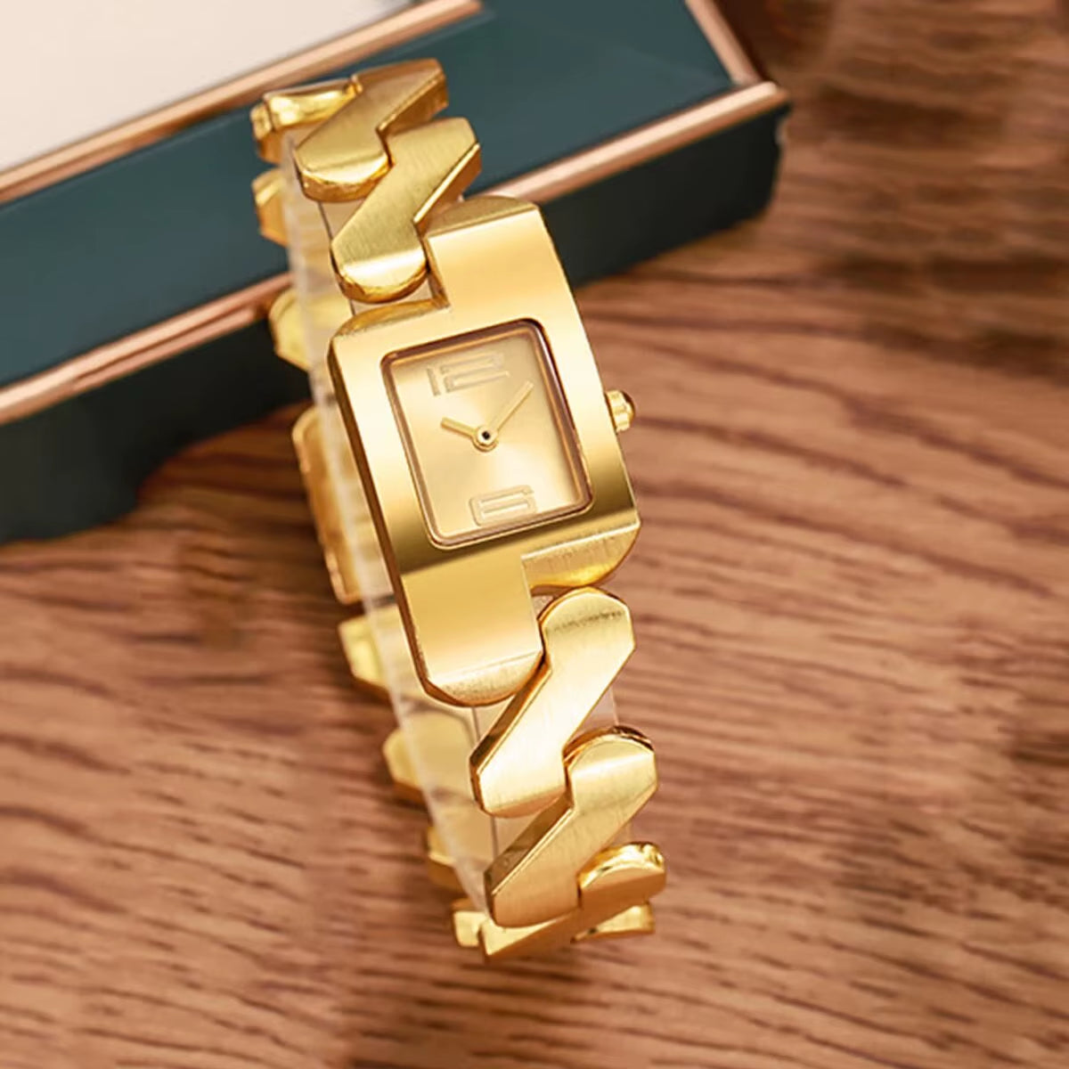 Simple Square Small Dial Quartz Watch