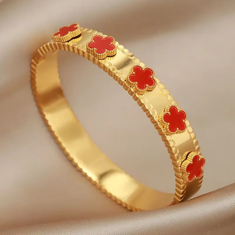 Delicate Flower, Buckle & Bowknot Bangles
