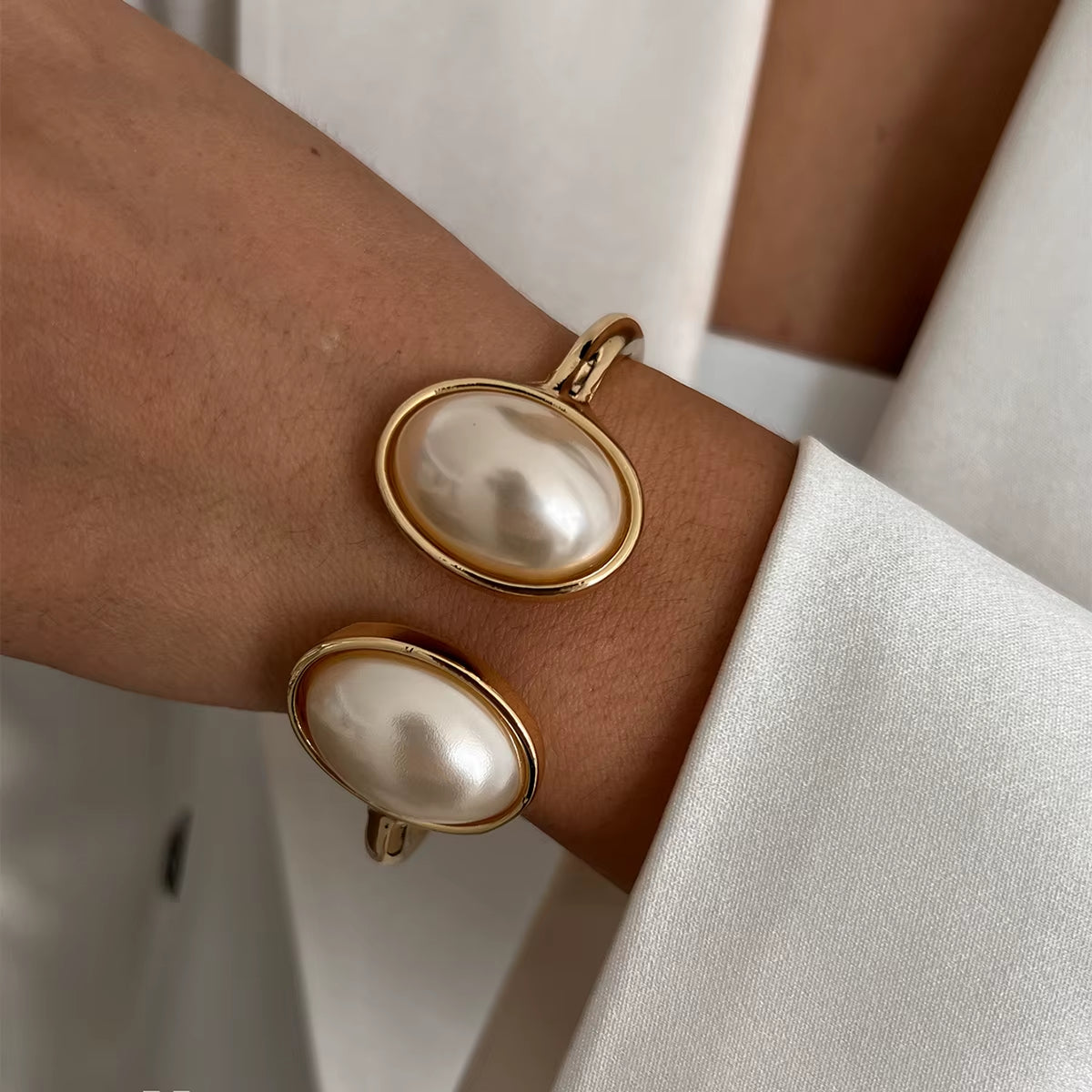 Geometric Metal Cuff Bangles