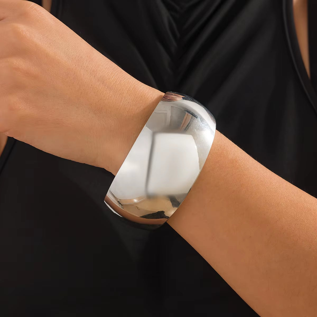 Geometric Metal Cuff Bangles