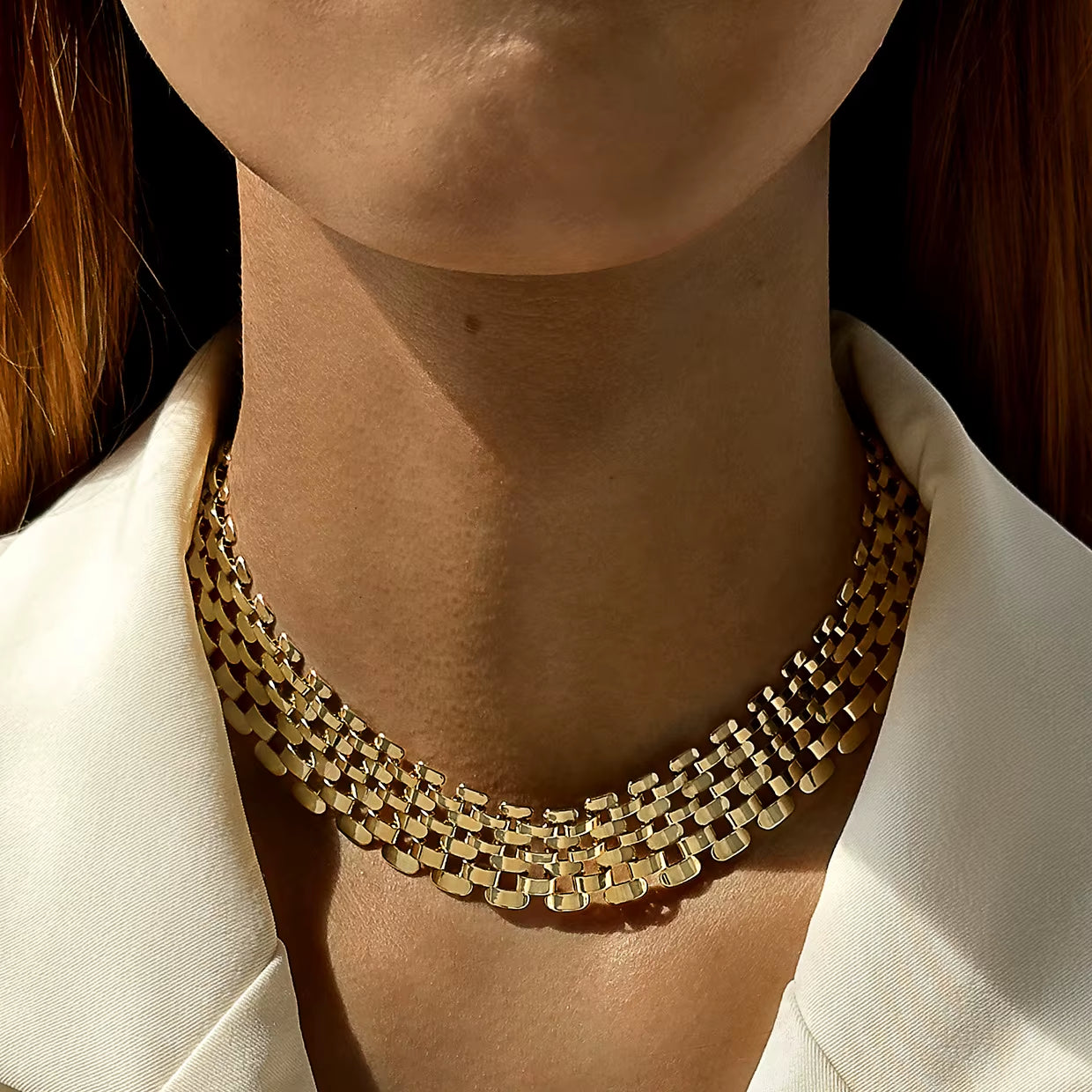 Gold & Silver Choker Necklaces
