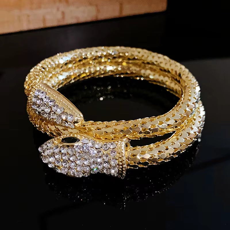 Serpent Chain Necklace & Bracelet