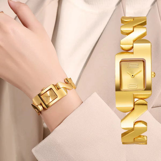Simple Square Small Dial Quartz Watch
