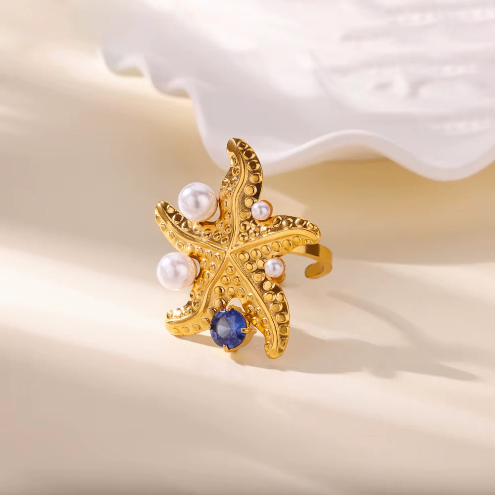 Blue Colour Zircon Rings