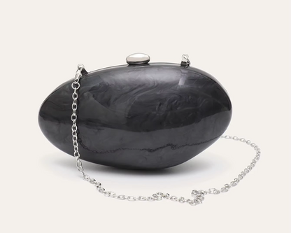 Elegant Shell Shaped Acrylic Clutch