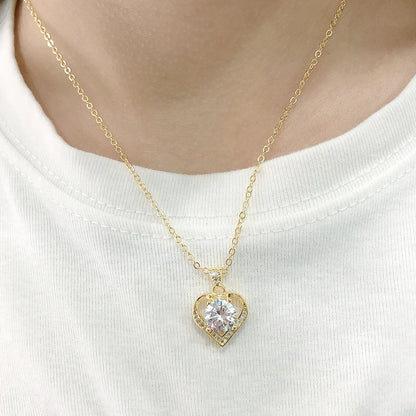 18K Gold & Silver Zircon Jewelry Sets