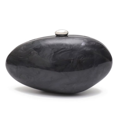 Elegant Shell Shaped Acrylic Clutch
