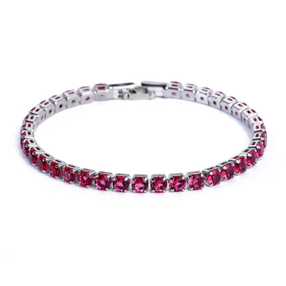 Trendy Leaf Charm Cubic Zirconia Bracelet & Bangles for Bride Bracelets Jewelry Sliver Color Clear CZ Crystal Bangles for Women