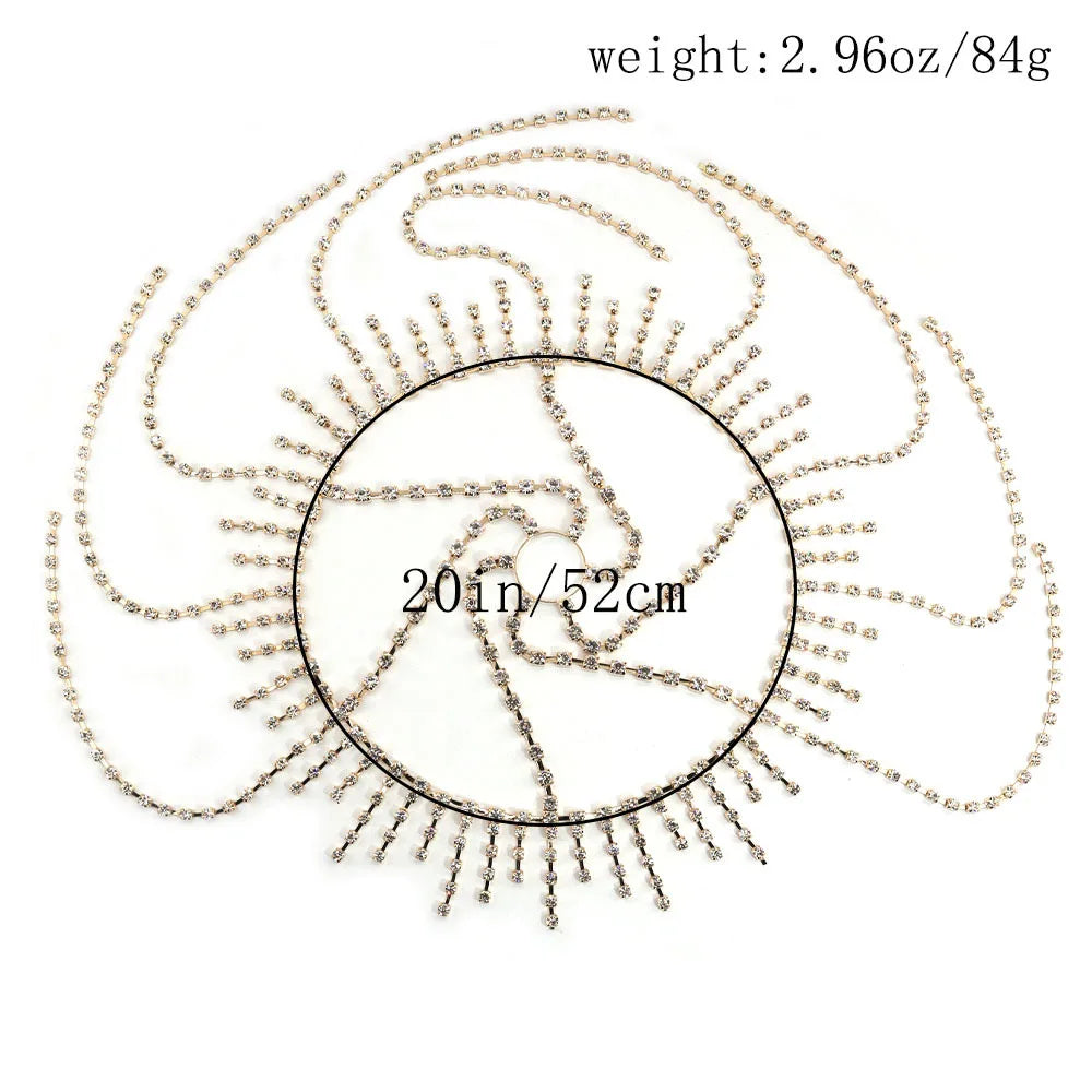 Tassel Rhinestone Crystal Headpiece