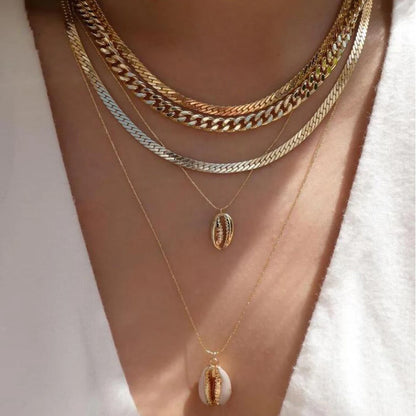 Boho Multi-Layer Crystal Pendant Necklace Sets