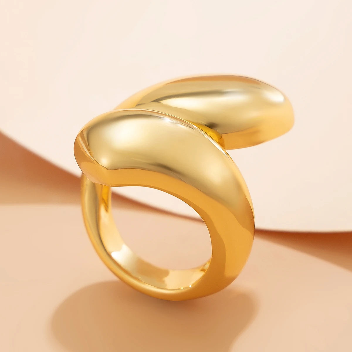 Exaggerated Open Finger Ring Couple Jewelry