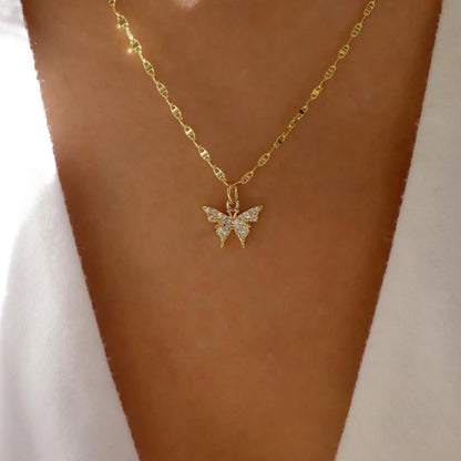 Boho Multi-Layer Crystal Pendant Necklace Sets
