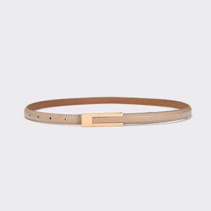 Thin Waist Strap PU Leather Belts