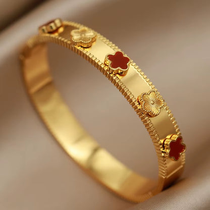 Delicate Flower, Buckle & Bowknot Bangles