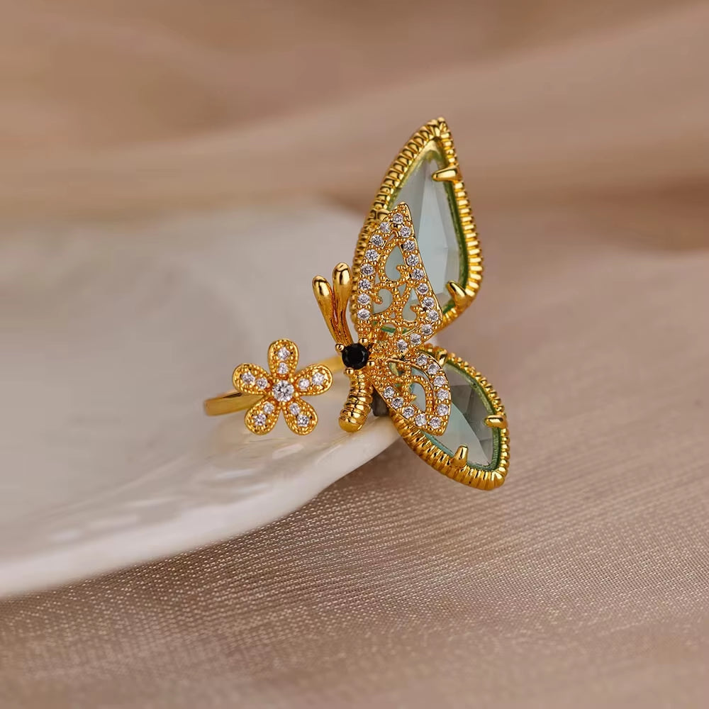 Blue Colour Zircon Rings