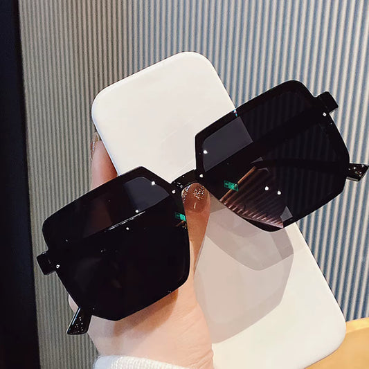 Polygonal Big Frame Sunglasses
