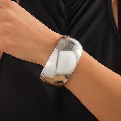 Geometric Metal Cuff Bangles