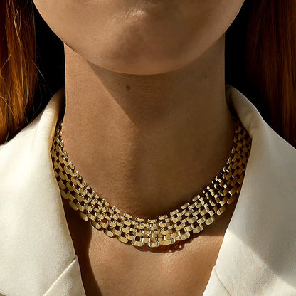 Gold & Silver Choker Necklaces